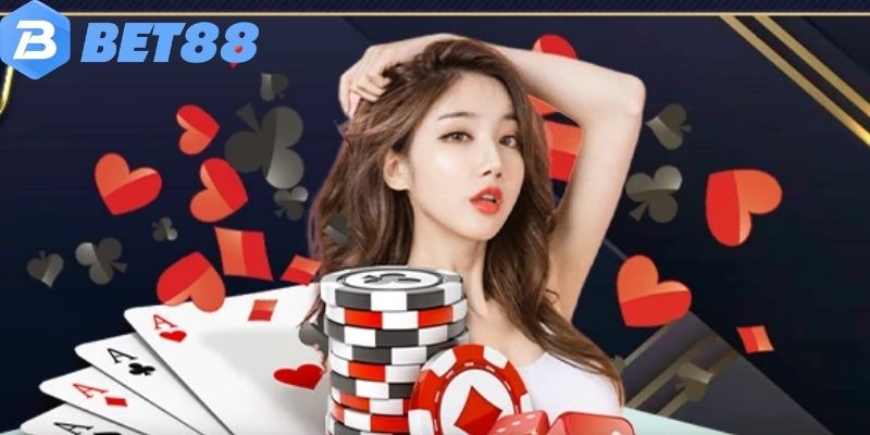 Sảnh cược được xây dựng với giao diện mô phỏng sòng bài